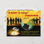 Carte postale Invitation réunion/opportunité (Devant / Derrière)