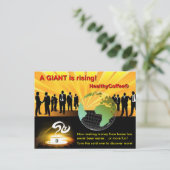 Carte postale Invitation réunion/opportunité (Debout devant)