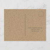 Carte postale Invitation RSVP - Connexion Coeur (Dos)