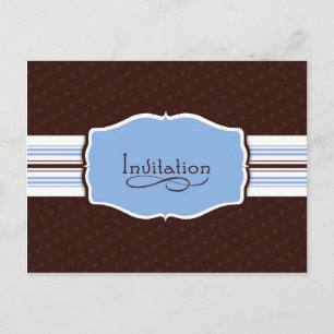 Carte Postale Invitation simplement envoyée