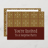 Carte postale Invitation Topiary (Devant / Derrière)