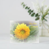 Carte Postale Invitation Tournesol (Debout devant)