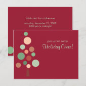 Carte Postale Invitation vacances Dotty Tree (Devant / Derrière)