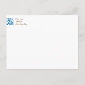 Carte Postale Invitation Wedding shower de l'alimentation (Dos)