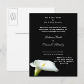Carte Postale Invitation - WhiteLily2 (Devant / Derrière)