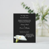 Carte Postale Invitation - WhiteLily2 (Debout devant)