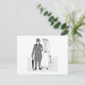 Carte Postale Invités de Mariage victorien (Debout devant)