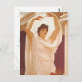 Carte Postale Invocation - Lord Frederick Leighton (Devant / Derrière)