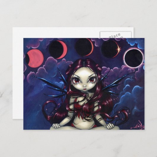 Carte postale "Invoquer l'éclipse" (Devant / Derrière)