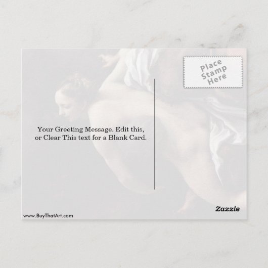 Carte Postale Io Par Antonio Allegri Da Correggio (Dos)