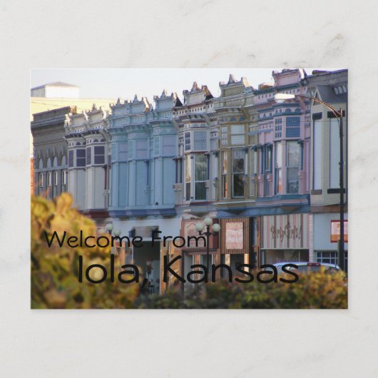 Carte postale Iola, Kansas (Devant)