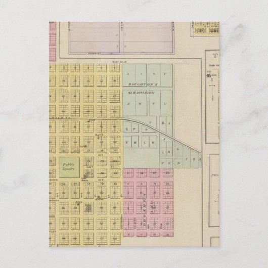 Carte Postale Iola, Torrance et Kellogg, Kansas (Devant)