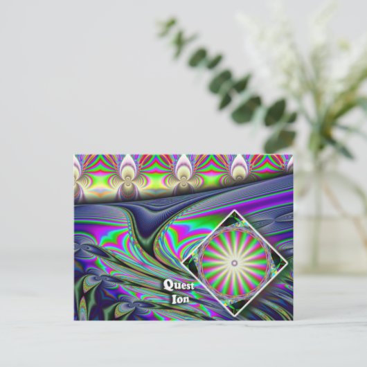 Carte postale Ion Quest ou Question (Debout devant)