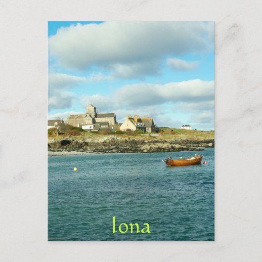 Carte Postale Iona Abbey Écosse (Devant)