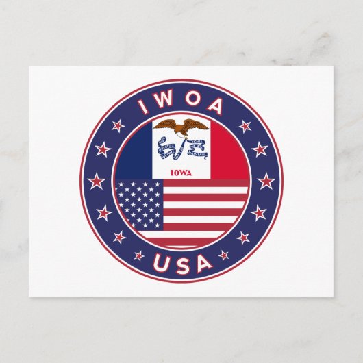 Carte Postale Iowa (Devant)