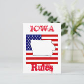 CARTE POSTALE IOWA (Debout devant)
