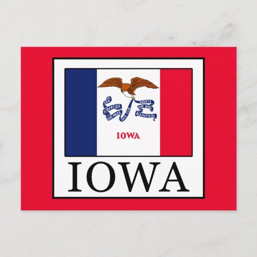 Carte Postale Iowa (Devant)