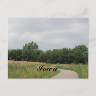 Carte Postale Iowa Bike Path