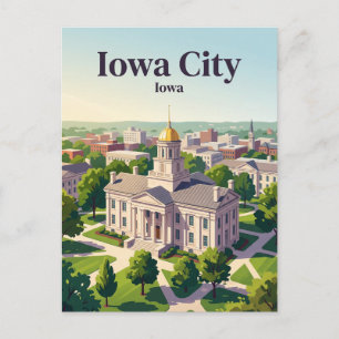 Carte Postale Iowa City, Iowa