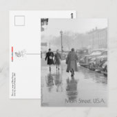 Carte Postale Iowa City Main Street (Devant / Derrière)