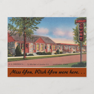 Carte Postale Iowa, Cour de Sudbury, Marengo