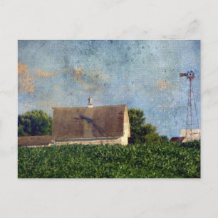 Carte Postale Iowa Grange rurale 4