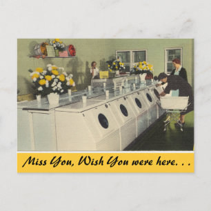 Carte Postale Iowa, Laundomat, Clinton