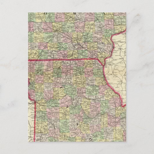 Carte Postale Iowa, Missouri (Devant)