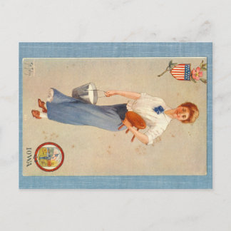 Carte postale Iowa, Salon d'État de 1907