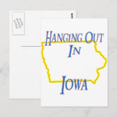 Carte Postale Iowa - Sortir (Devant / Derrière)