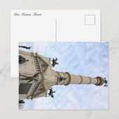 Carte Postale Iowa - Statue (Devant / Derrière)