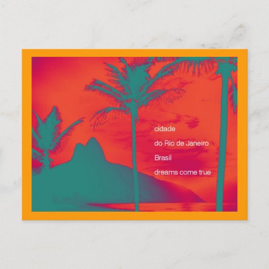 Carte Postale Ipanema, Brésil (Devant)