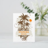 Carte Postale Ipanema Brésil (Debout devant)