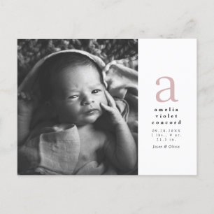 Carte postale IPnk simple initiale