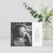 Carte postale IPnk simple initiale (Debout devant)