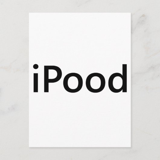 Carte Postale iPood (Devant)