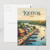 Carte Postale Iquitos, Pérou Pérou (Devant / Derrière)