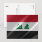 Carte Postale Irak - drapeaux - (Devant / Derrière)