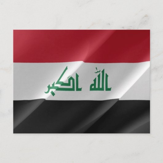 Carte Postale Irak - drapeaux - (Devant)