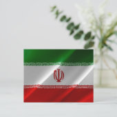 Carte Postale Iran - Drapeau iranien - (Debout devant)