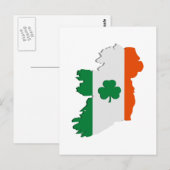 Carte Postale Ireland map (Devant / Derrière)