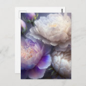 Carte Postale Iridescente Soft Focus Flower Spectrum Bunch (Devant / Derrière)