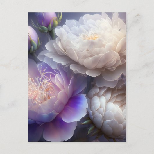 Carte Postale Iridescente Soft Focus Flower Spectrum Bunch (Devant)