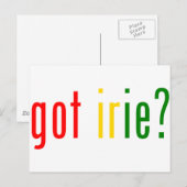 Carte Postale irie ? (Devant / Derrière)