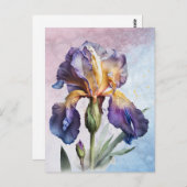 Carte Postale Iris (Devant / Derrière)