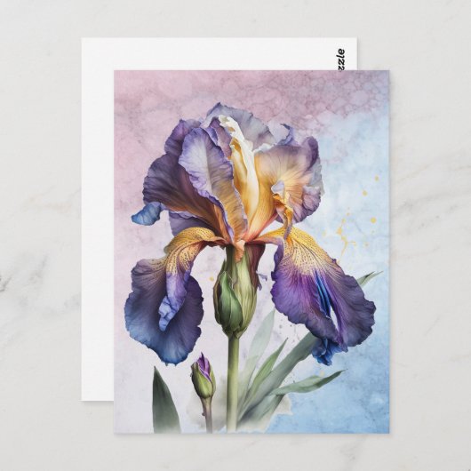 Carte Postale Iris (Devant / Derrière)