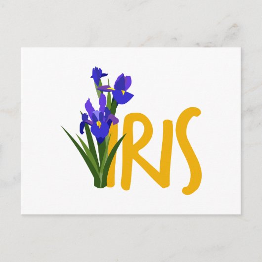 Carte Postale Iris (Devant)
