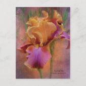 Carte postale Iris Art Peint (Devant)