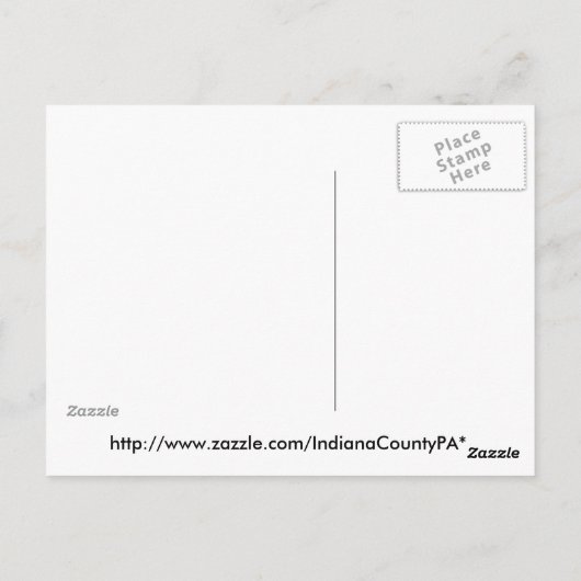 Carte Postale Iris blanc et violet (Dos)