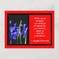 Iris Card 2 CadresLe MUSÉE Zazzle Cadeaux Rouge